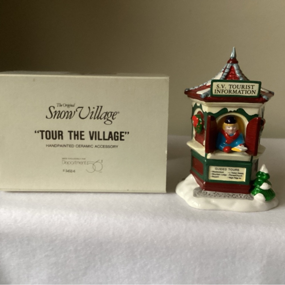Dept 56 a snow Village Tour the Village